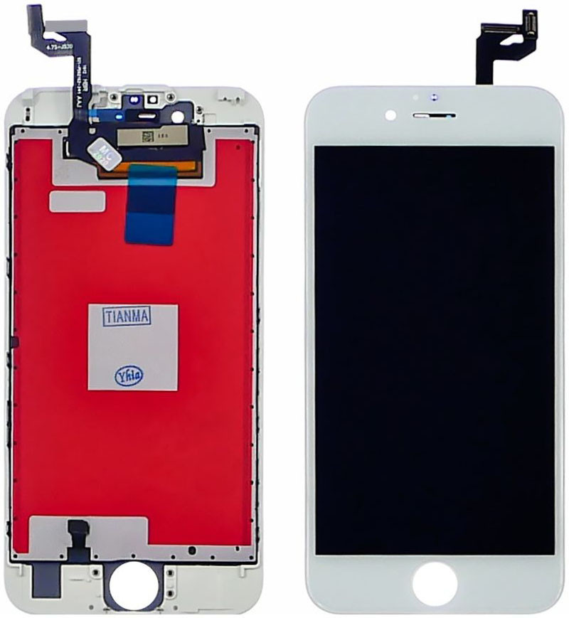 Дисплей + сенсор для Apple iPhone 6s білий Tianma