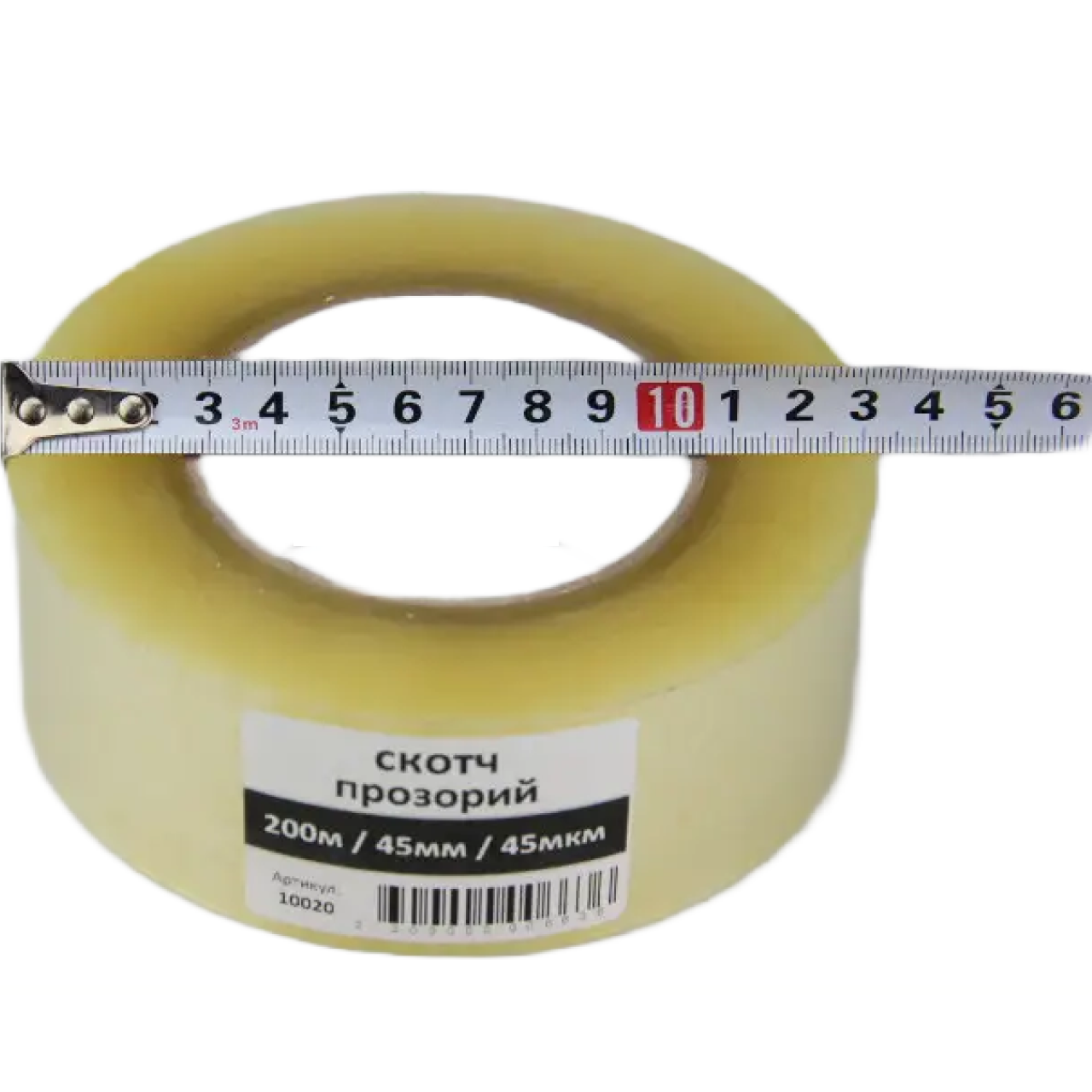Скотч прозорий 200 м, фото 1