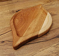 Деревянная доска Woodinі для подачи хачапури по-аджарски Дельта 350х200х23 мм дуб