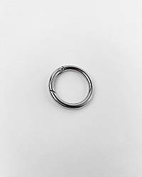 Кільце карабін, нікель, 30мм