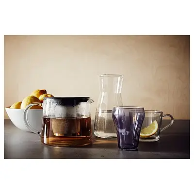 Чайник заварювальний IKEA RIKLIG 1,5 л стекло 901.500.71