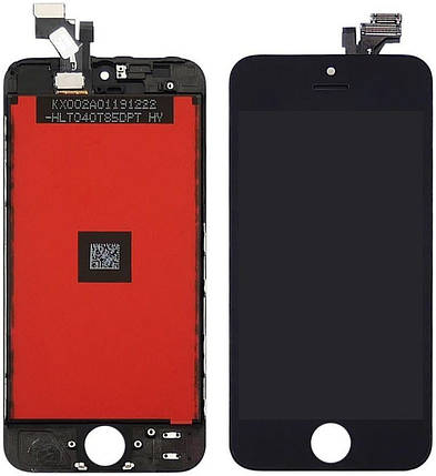 Дисплей + сенсор для Apple iPhone 5 Black НС, фото 1