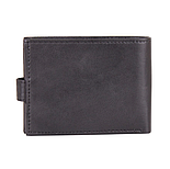 Портмоне чоловіче чорне з натуральної шкіри, фото 3