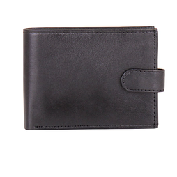 Портмоне чоловіче чорне з натуральної шкіри