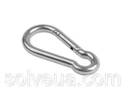 Карабін сталевий US Oval 60 мм Mil-Tec 15924060.solve
