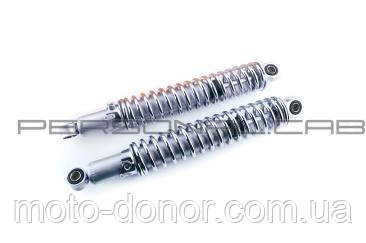 Амортизатори (пара) на мотоцикл МІНСК 340 mm, регульовані (хром) VDK ", фото 1