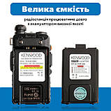 Рація KENWOOD TK-F8 DB Turbo 3000mAh, 8вт, Гарнітура та Ремінець в подарунок, фото 3