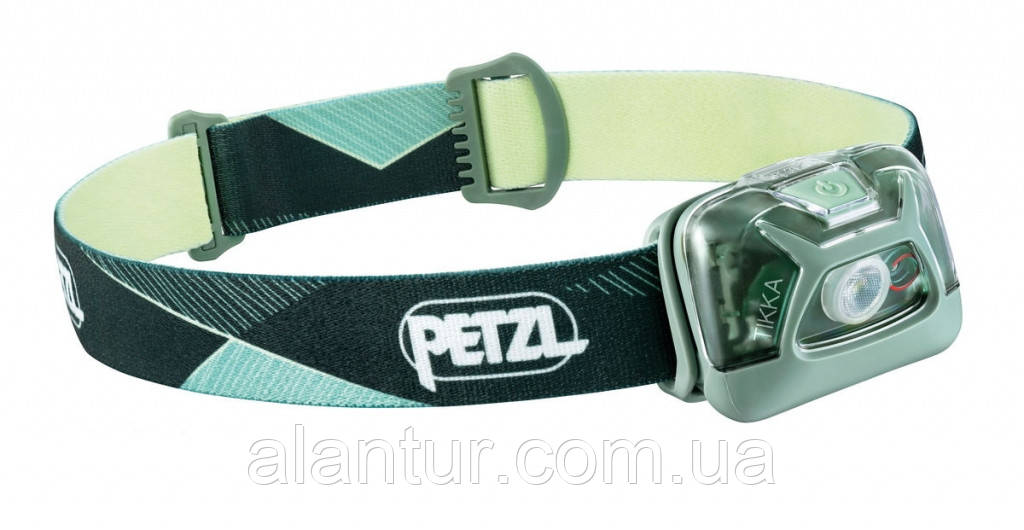 Налобний ліхтар Petzl TIKKA 300 люмен, зелений, з червоним світлом, для кемпінгу, фото 1