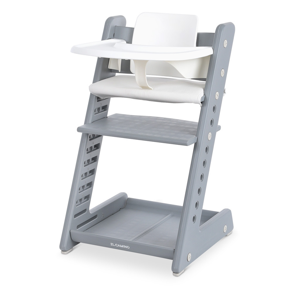 Стільчик для годування багатоступеневий сірий ME 1101 STAGE Gray, фото 1