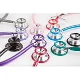 Стетоскоп MDF (МДФ) Acoustica XP з подвійною головкою модель 747XP колір 04 Темно-синій загальнотерапевтичний, фото 4