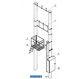 КТП2 63/6(10)/0,4-У1 (ввод повітряний, вивід кабельний) Комплектна трансформаторна підстанція двостовспова, фото 2
