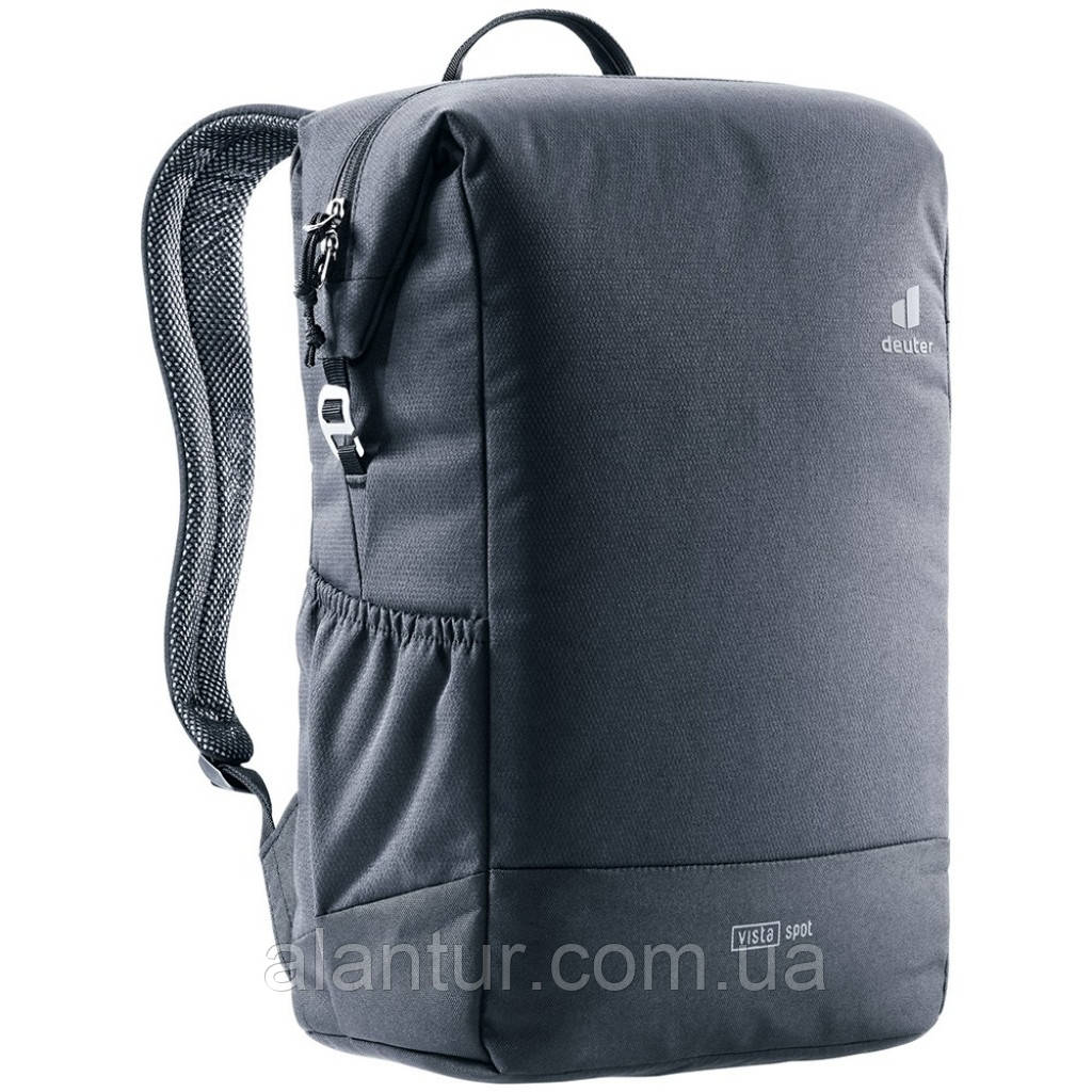 Міський рюкзак DEUTER Vista Spot 18 л чорний - з органайзером та кишенею для смартфона, фото 1