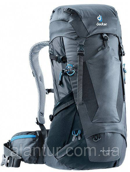 Рюкзак DEUTER Futura PRO 36, сірий/чорний, для трекінгу з вентиляцією Aircomfort, фото 1