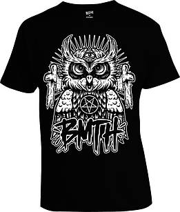 Футболка Bring Me The Horizon Owl | Футболка рокерська | Футболка бавовна | Футболка чорна