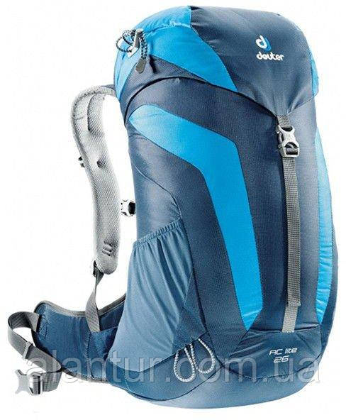 Рюкзак DEUTER AC Lite 26, спортивний міський, з вентиляцією AirComfort, синій/голубий