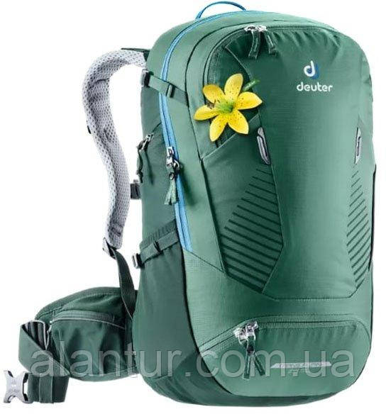 Рюкзак DEUTER Trans Alpine 28 SL жіночий для велоподорожей, колір seagreen-forest