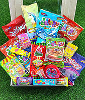 Мини СвитБокс - Подарочный набор вкусностей: конфеты, жвачки, желейки, набор сладостей, конфет Свит Бокс