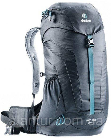 Рюкзак Deuter AC Lite 26 л, чорний, жіночий, міський та спортивний, зручний і легкий