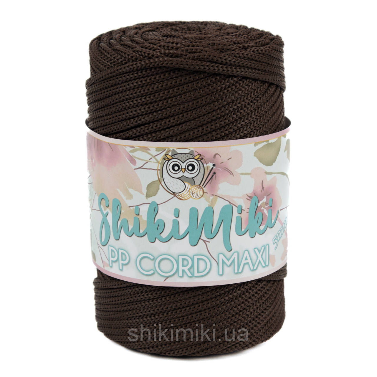Поліпропіленовий шнур PP Cord 5 mm, колір Шоколад, фото 1