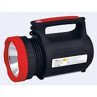 Ліхтар прожектор світлодіодний акумуляторний Yajia YJ-2886 5W + 22SMD LED + Power Bank Чорно-червоний