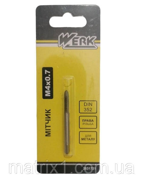 Позначник ручний М4х0,7мм сталь Р6М5 Werk