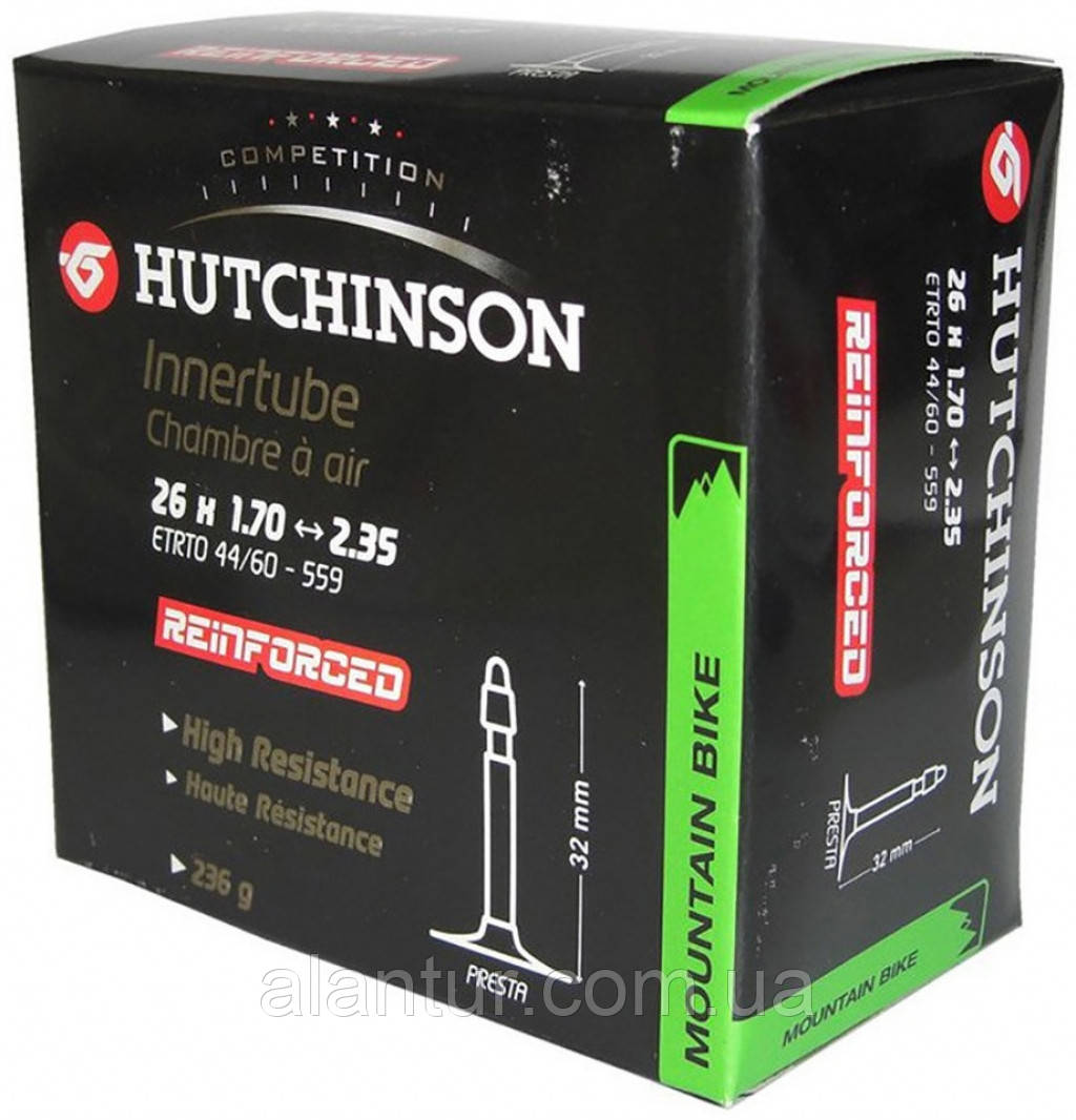 "Камера 26 x 1.70-2.35 (44/60-559) Hutchinson Reinforced, presta 32mm