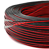 Провод силиконовый 2х22 AWG - 2х0.33 кв.мм (60х0.08) плоский