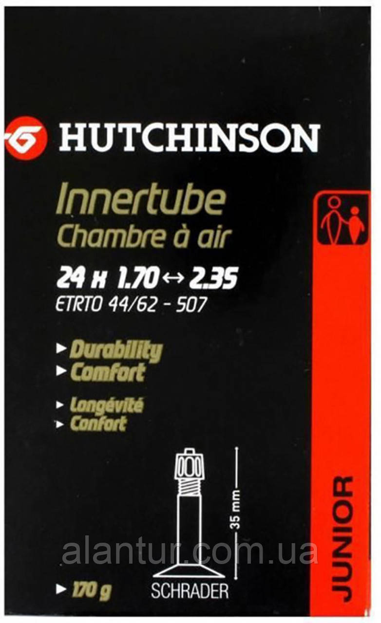 Камера 24 x 1.70-2.35 (44/62-507) Hutchinson Standart, schrader 35mm