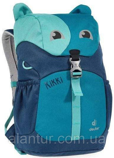Дитячий міський рюкзак DEUTER Kikki 8 л, екокожа, бірюзовий, синій, 36x20x16 см, фото 1