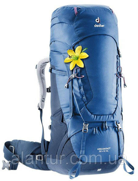 Рюкзак DEUTER Aircontact 50 + 10 SL колір 3399 steel-midnight