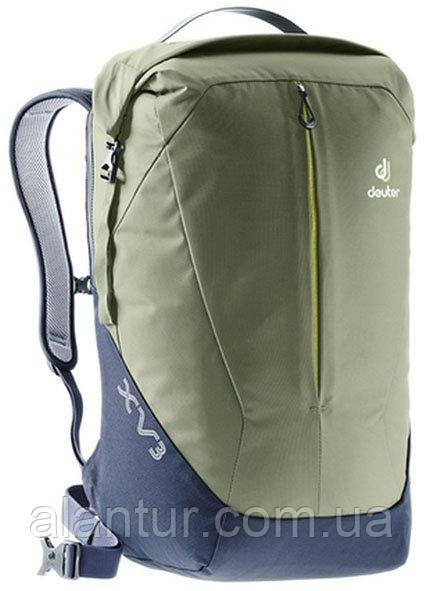 Рюкзак Deuter XV 3 khaki-navy, унисекс, 21 л, для ноутбука 15,6", міський та туристичний