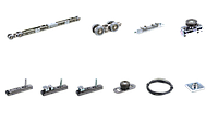 Комплект фурнитуры для подвесной системы Лембар Синхро (синхронное открывание 2 дверей)