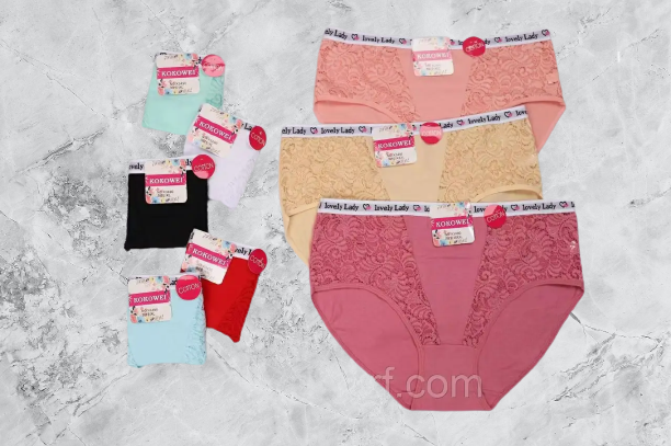 Труси плавки жіночі бавовна стрейч р.50 52 54 .Від 6шт по 48грн., фото 1