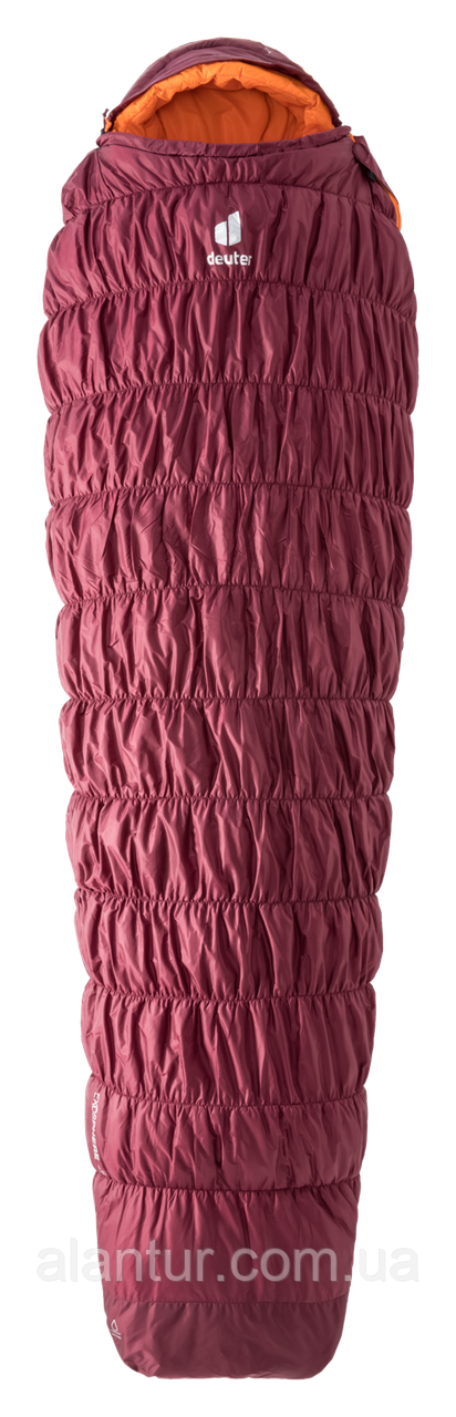Спальний мішок DEUTER Exosphere -6° SL для жінок, 3-сезонний, легкий, 1430 г, з капюшоном та водовідштовхувальним матеріалом., фото 1