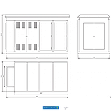 КТПУВ 1000/6(10)/0,4-У1 з кабельним вводом Комплектна трансформаторна підстанція з урахуванням по стороні, фото 2