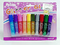 Клей Pasco "Glitter Glue" з блискітками f-012