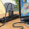 Кабель USB - Micro USB HOCO U110 1.2 метри 2.4А Black (99150), фото 5