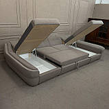 Новий розкладний диван п-подібної форми з нішами, фото 8
