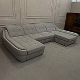 Новий розкладний диван п-подібної форми з нішами, фото 3