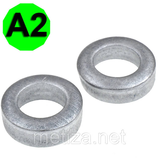 Шайба збільшена для сталевих конструкцій DIN 7989, нержавіюча сталь A2, M16, фото 1
