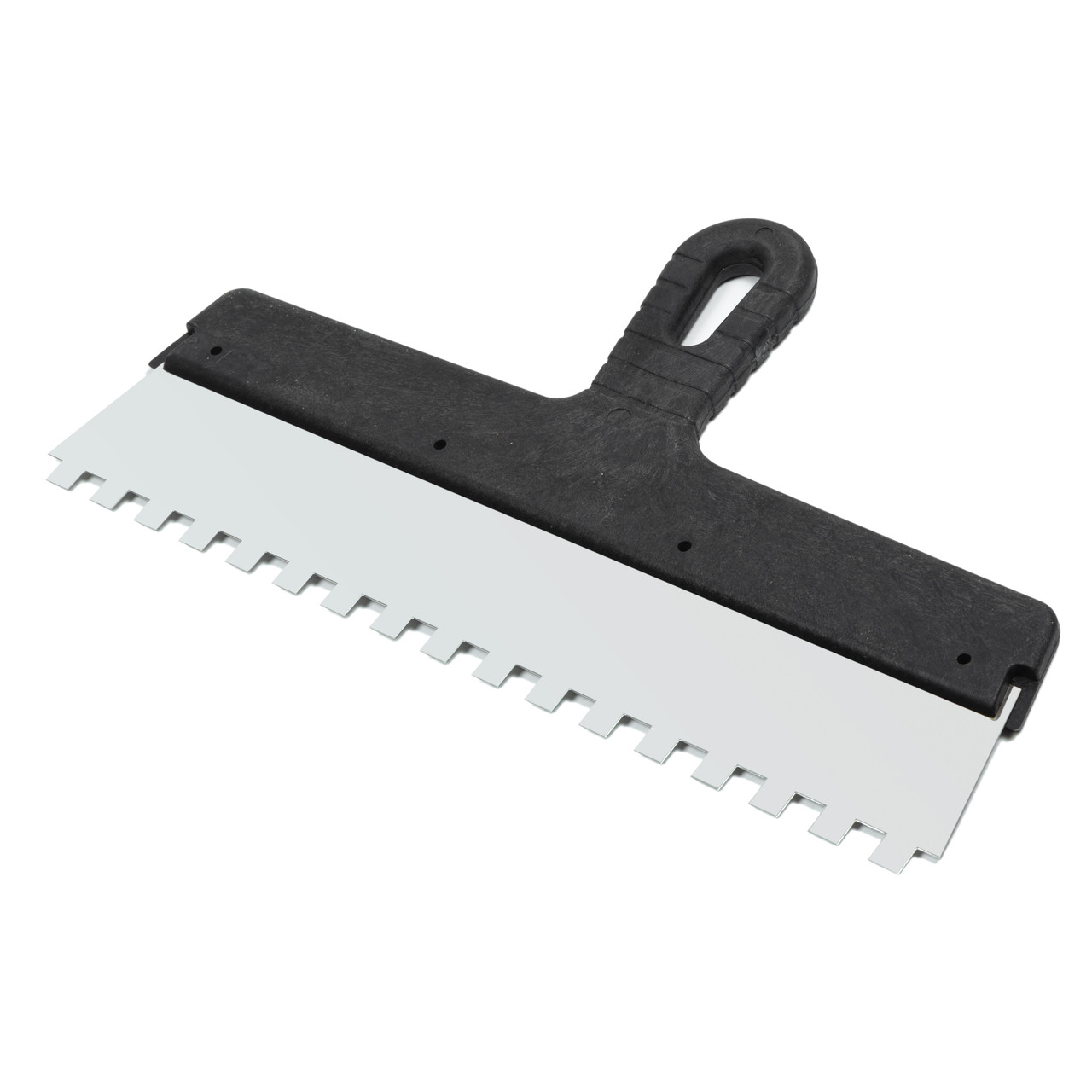 Шпатель Polax із нержавіючої сталі для плитки 350 мм, зуб 10 х 10 мм (111-094), фото 1