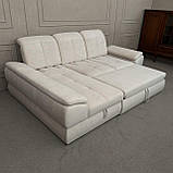Новий диван розкладний в тканині, фото 4