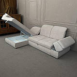 Новий диван розкладний в тканині, фото 5