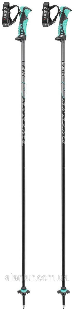 Лижні палиці Leki Balance S 110 см, легкі алюмінієві трекінгові палиці, сірі, фото 1