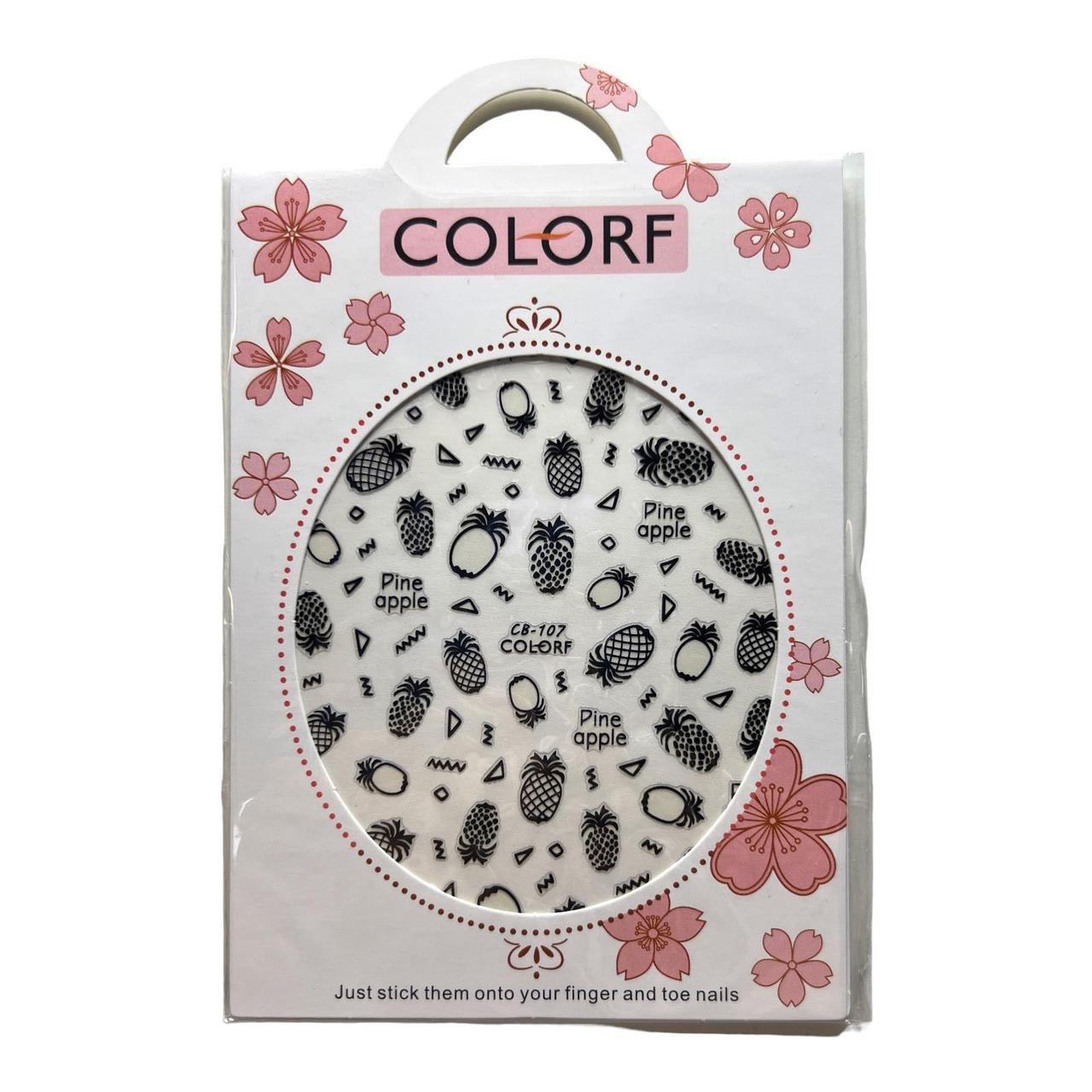 Наліпки для нігтів на липкій основі CB-107