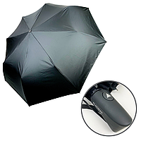 Чоловіча складана парасолька напівавтомат із прямою ручкою на 8 спиць TheBest, є антивітер, чорний, fl0709-1