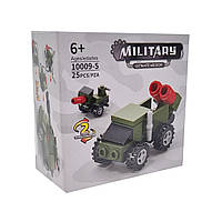 Конструктор детский военный транспорт 25 деталей Bambi конструктор для детей Военная техника от 6-лет