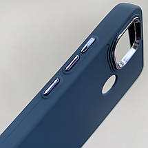 Чохол для Xiaomi Redmi 9C преміум чохол з бортиком для камери на телефон сяомі редмі 9с синій o7v, фото 4