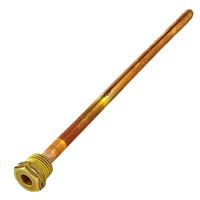 Мідна гільза для датчика температури 1/2", 10х11мм, L=300мм