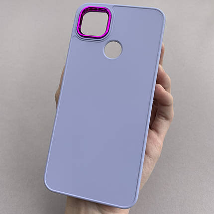 Чохол для Xiaomi Redmi 9C преміум чохол з бортиком для камери на телефон сяомі редмі 9с бузковий o7v, фото 1